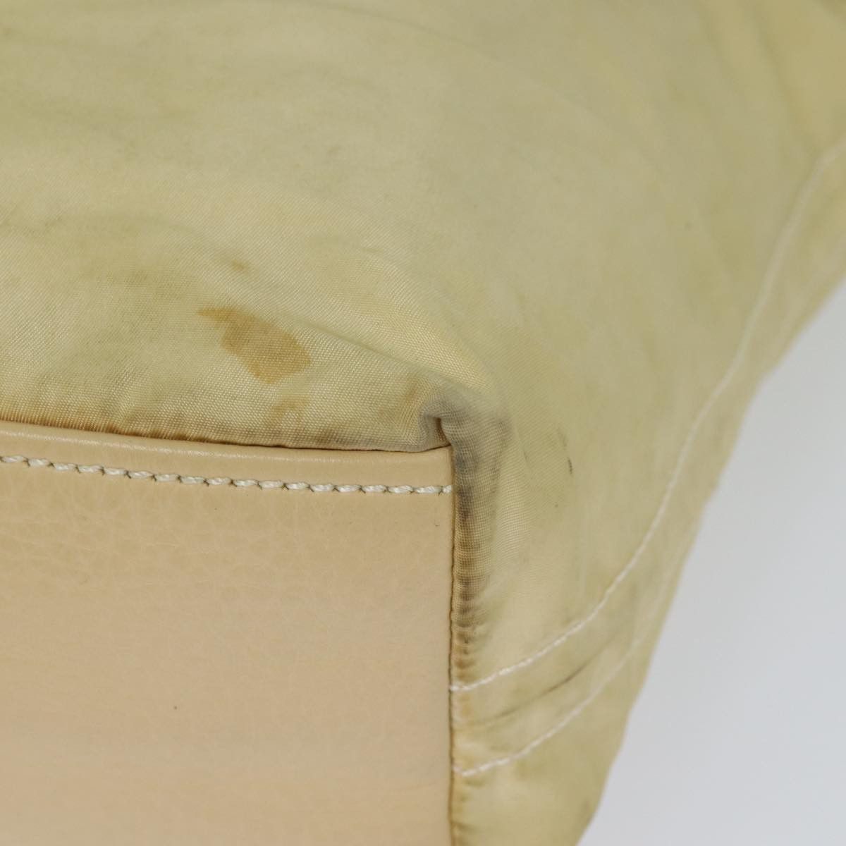 Prada Beige Synthetic Shoulder Bag (Pre-Owned) Size ONE SIZE - 13 Thumbnail