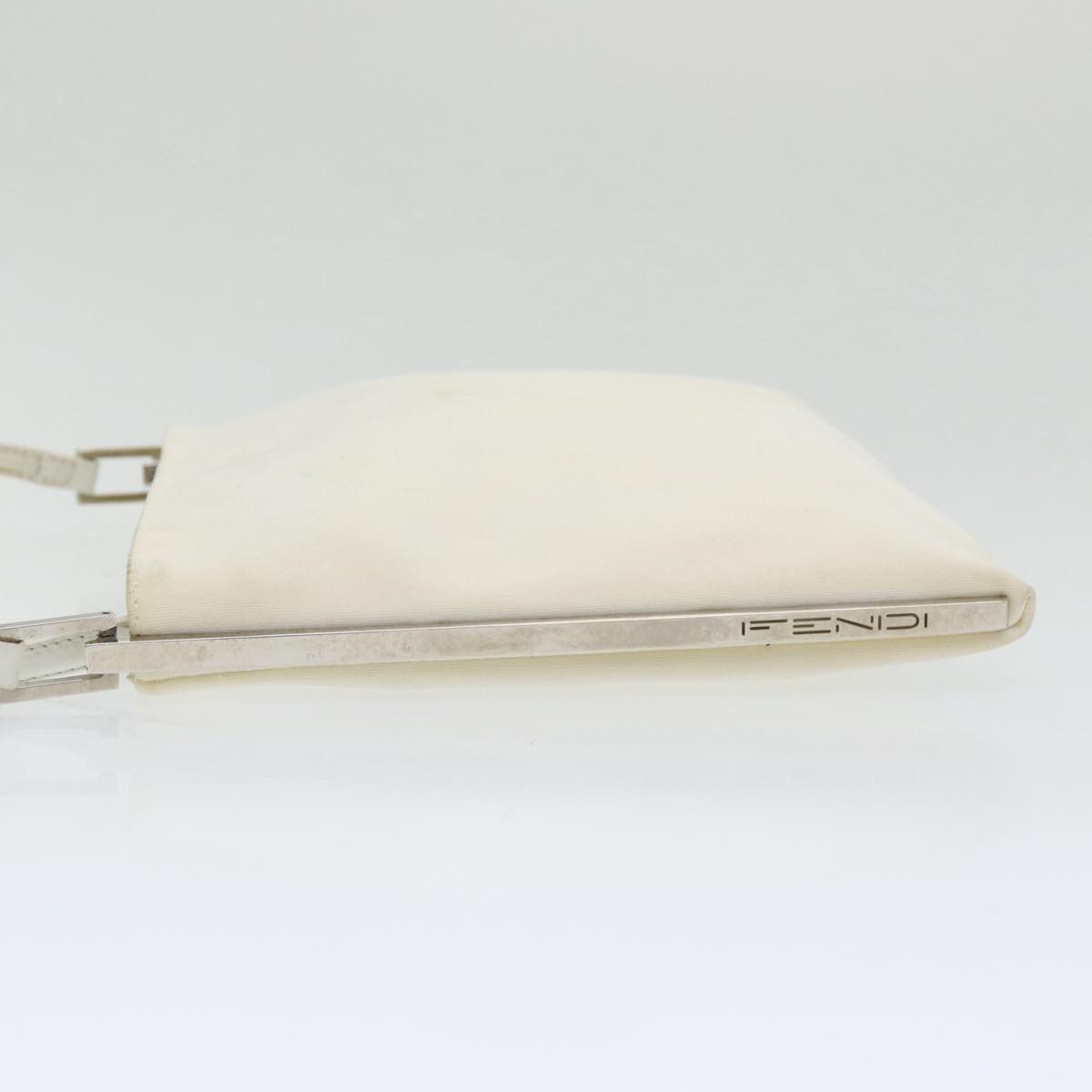 Fendi White Canvas Shoulder Bag (Pre-Owned) Size ONE SIZE - 10 Thumbnail