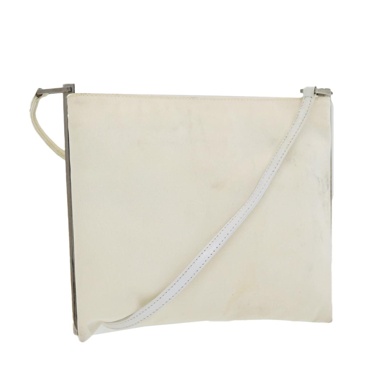 Fendi White Canvas Shoulder Bag (Pre-Owned) Size ONE SIZE - 17 Thumbnail