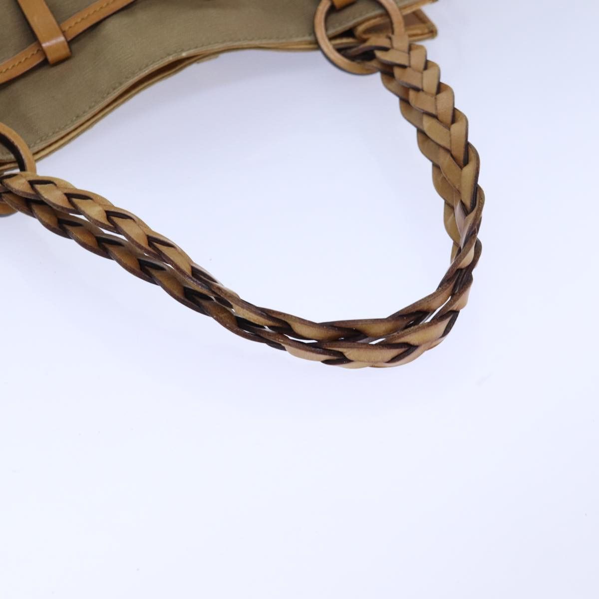 Gucci Beige Canvas Handbag (Pre-Owned) Size ONE SIZE - 9 Thumbnail