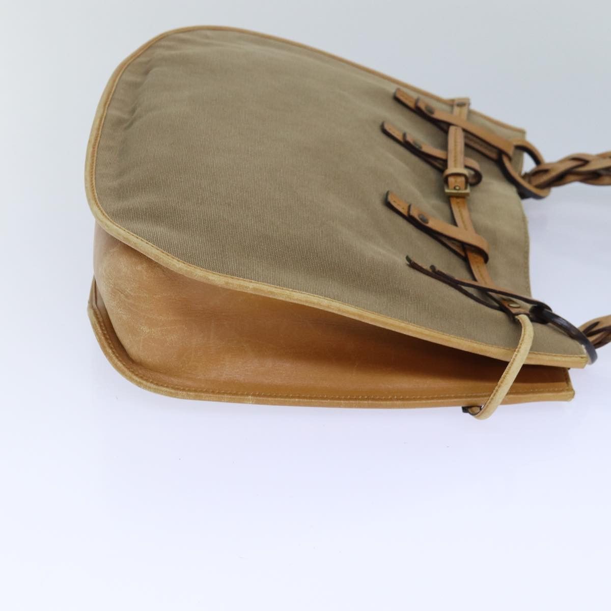 Gucci Beige Canvas Handbag (Pre-Owned) Size ONE SIZE - 11 Thumbnail
