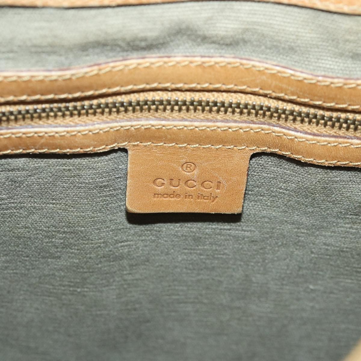 Gucci Beige Canvas Handbag (Pre-Owned) Size ONE SIZE - 12 Thumbnail