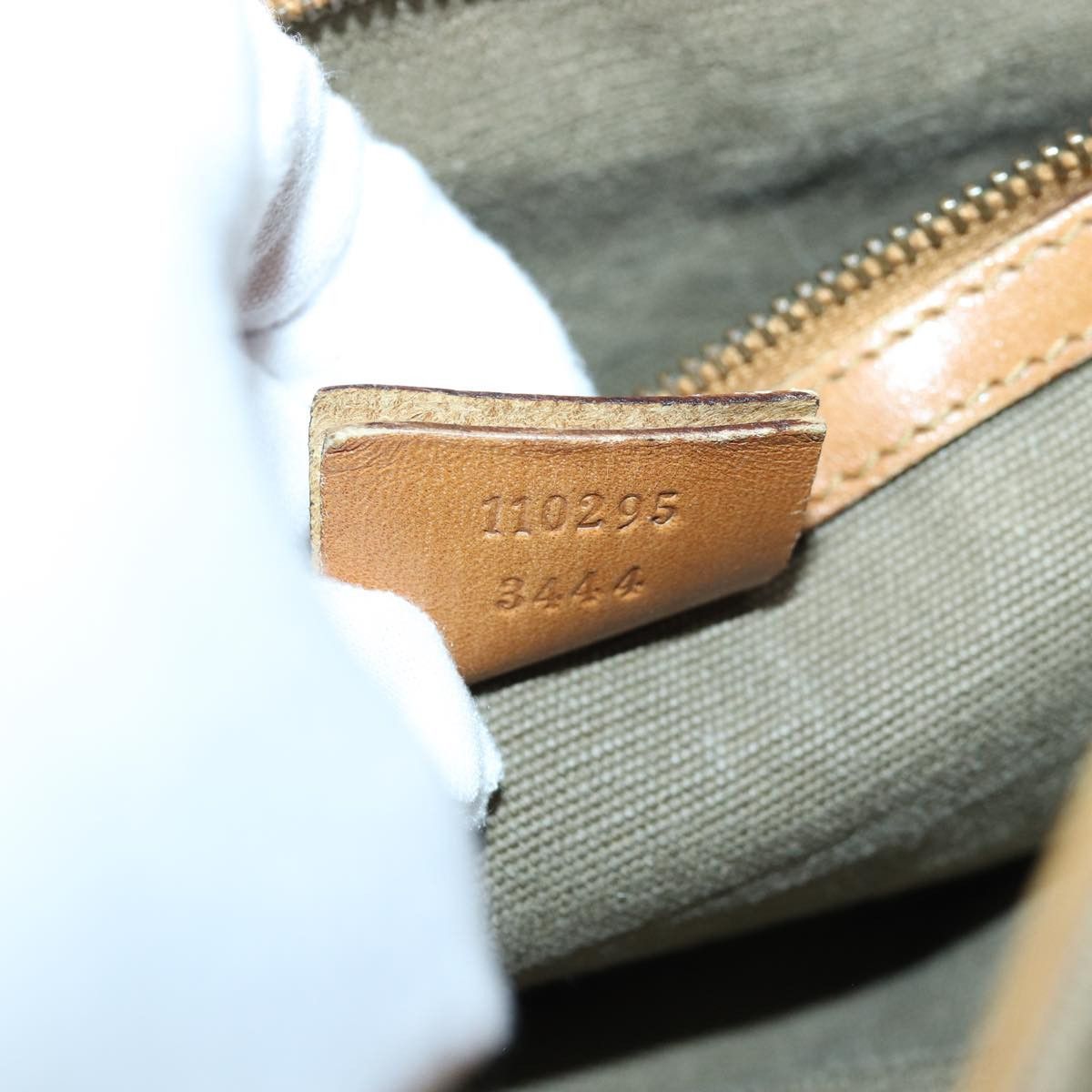 Gucci Beige Canvas Handbag (Pre-Owned) Size ONE SIZE - 6 Thumbnail