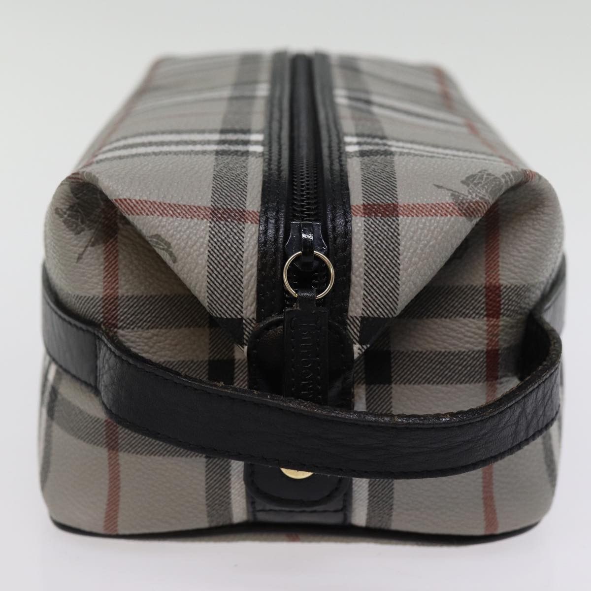 Burberry Nova Check Grey Canvas Clutch Bag (Pre-Owned) Size ONE SIZE - 9 Thumbnail