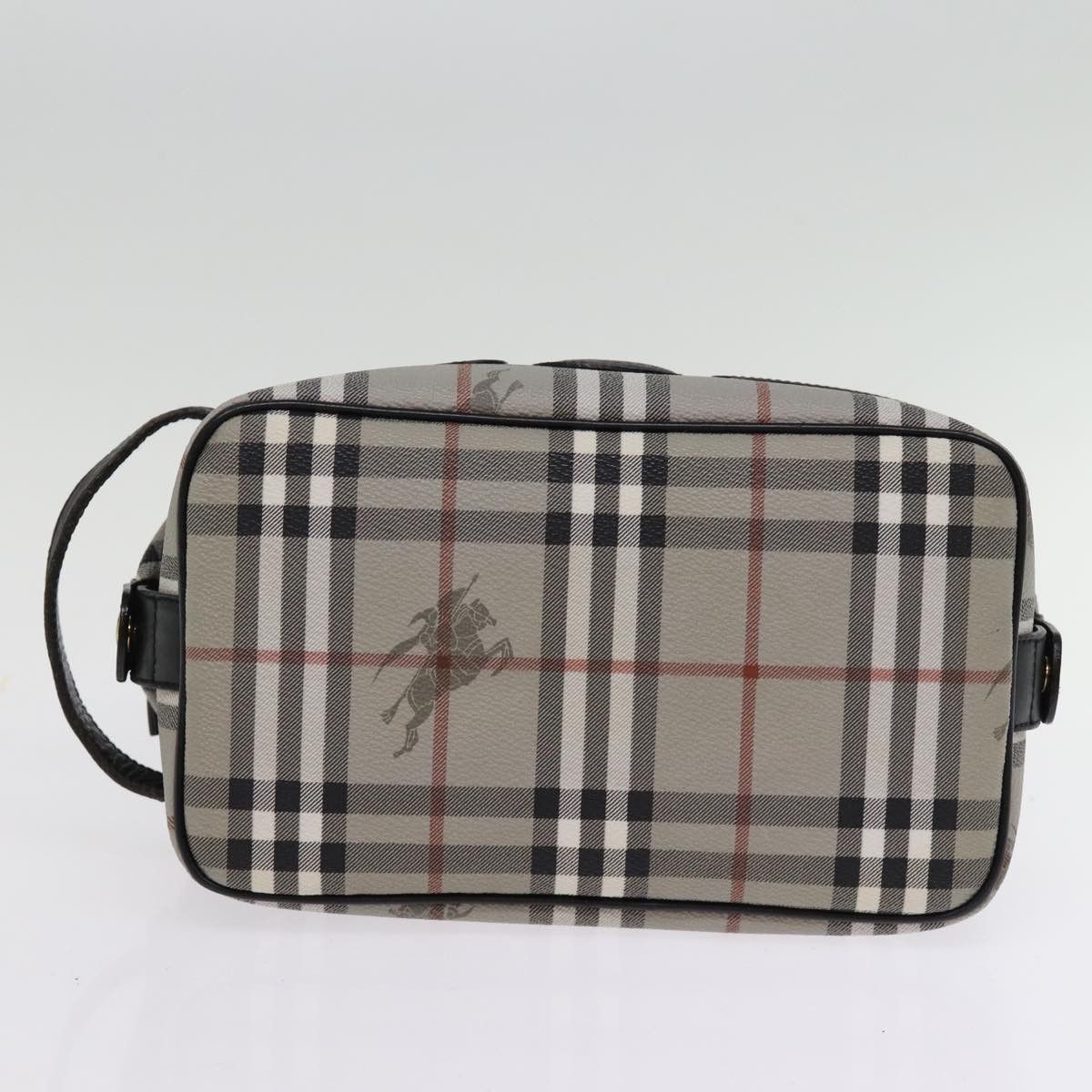 Burberry Nova Check Grey Canvas Clutch Bag (Pre-Owned) Size ONE SIZE - 3 Thumbnail