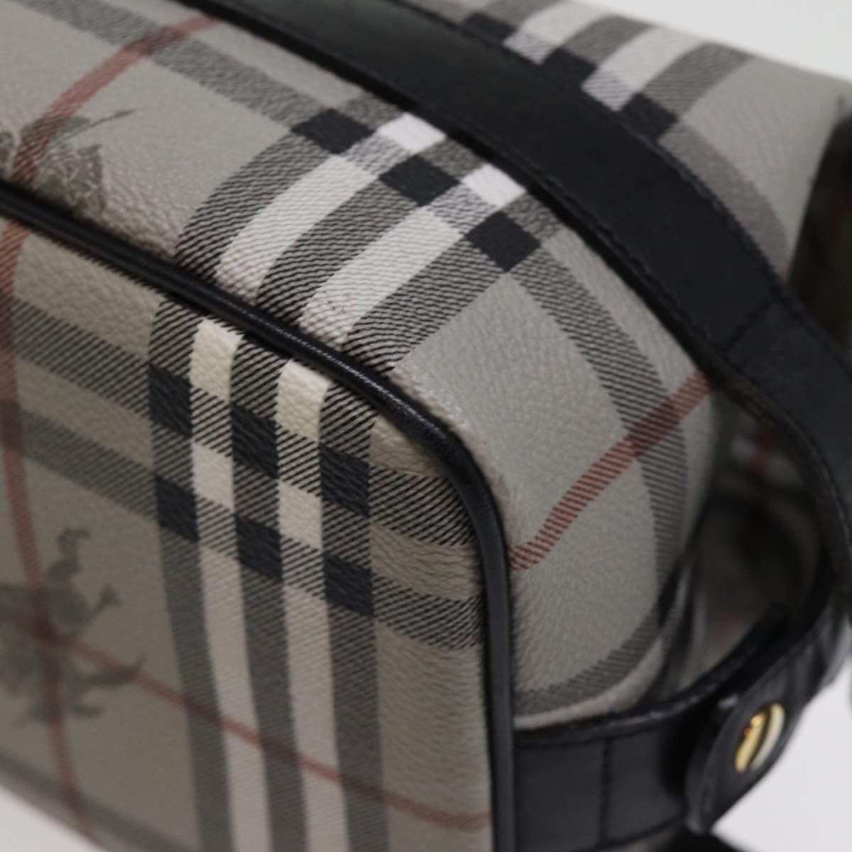 Burberry Nova Check Grey Canvas Clutch Bag (Pre-Owned) Size ONE SIZE - 15 Thumbnail