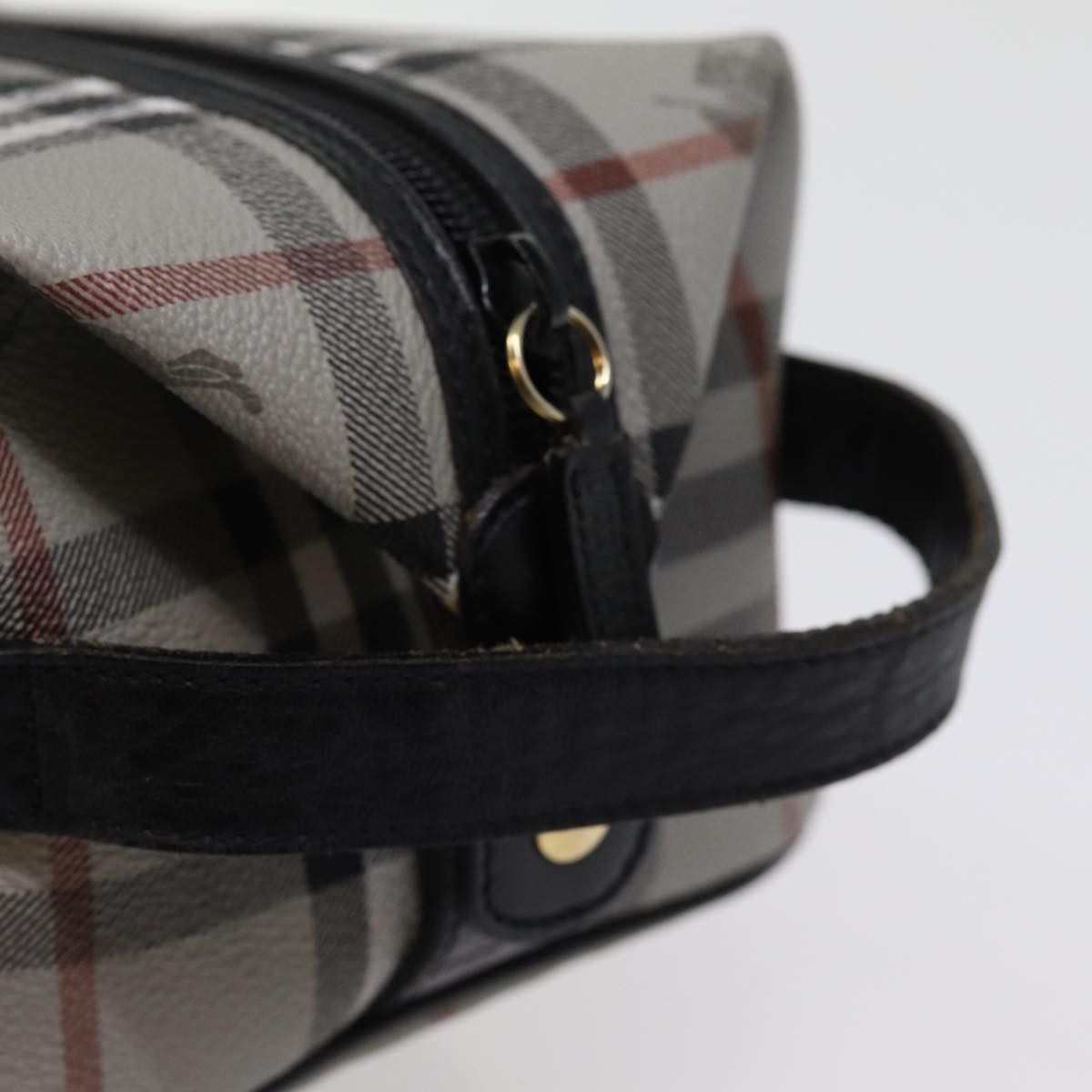 Burberry Nova Check Grey Canvas Clutch Bag (Pre-Owned) Size ONE SIZE - 16 Thumbnail