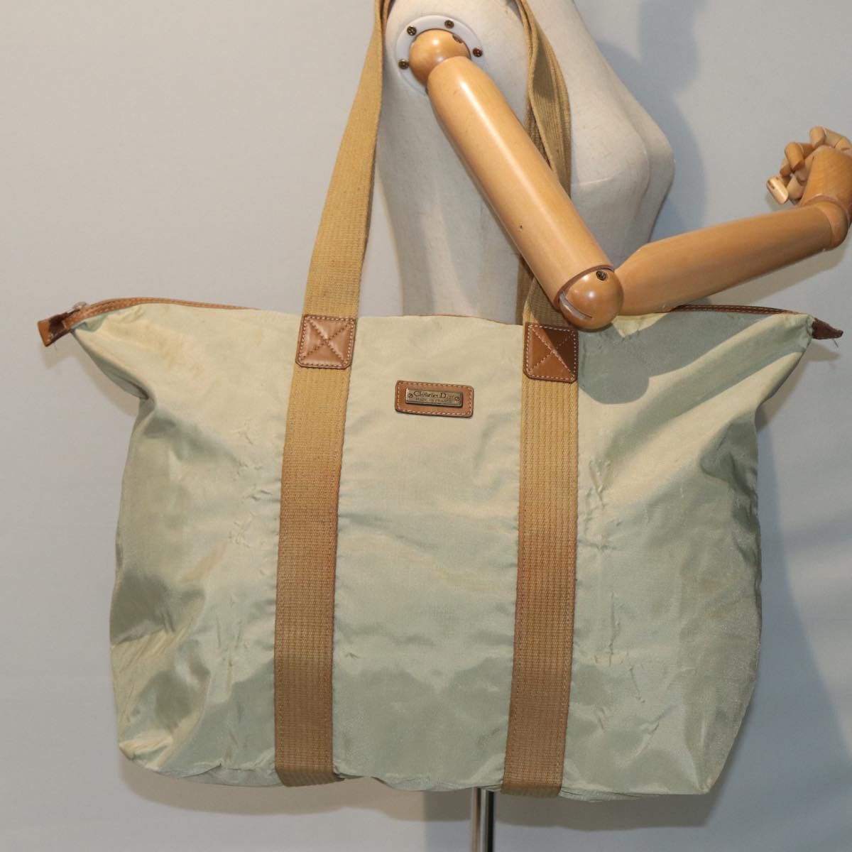 Dior -- Beige Synthetic Tote Bag (Pre-Owned) Size ONE SIZE - 6 Thumbnail