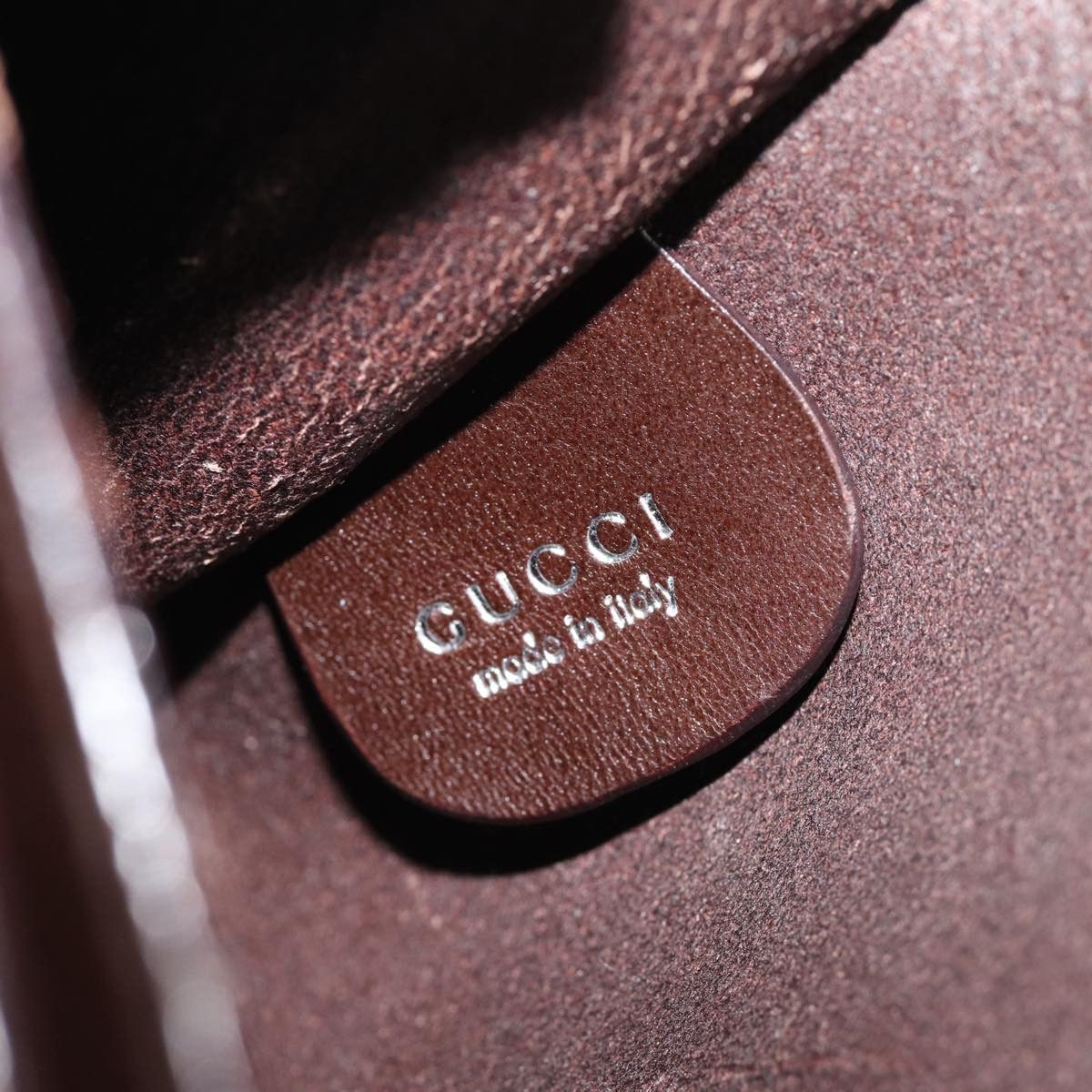 Gucci Brown Leather Clutch Bag (Pre-Owned) Size ONE SIZE - 7 Thumbnail