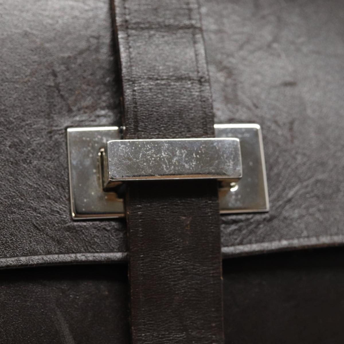 Gucci Brown Leather Clutch Bag (Pre-Owned) Size ONE SIZE - 4 Thumbnail