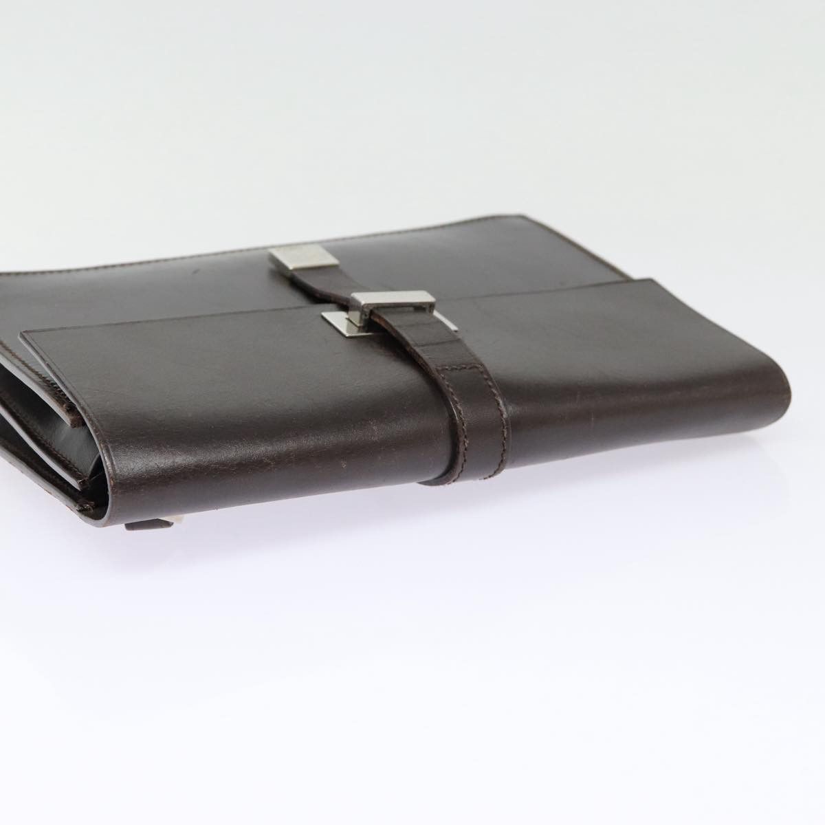 Gucci Brown Leather Clutch Bag (Pre-Owned) Size ONE SIZE - 12 Thumbnail