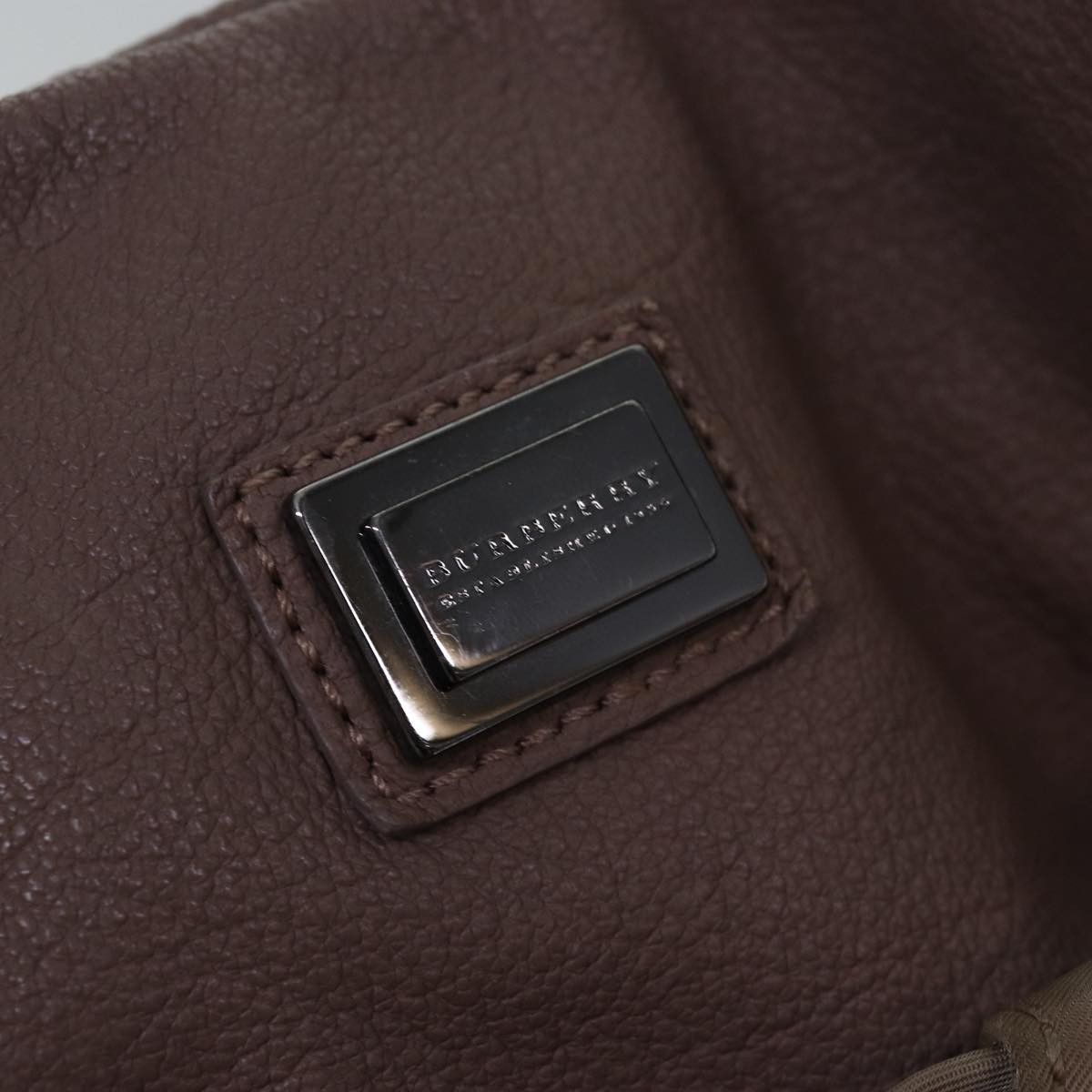Burberry - Brown Leather Shoulder Bag (Pre-Owned) Size ONE SIZE - 18 Thumbnail