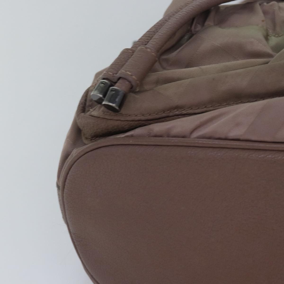 Burberry - Brown Leather Shoulder Bag (Pre-Owned) Size ONE SIZE - 14 Thumbnail