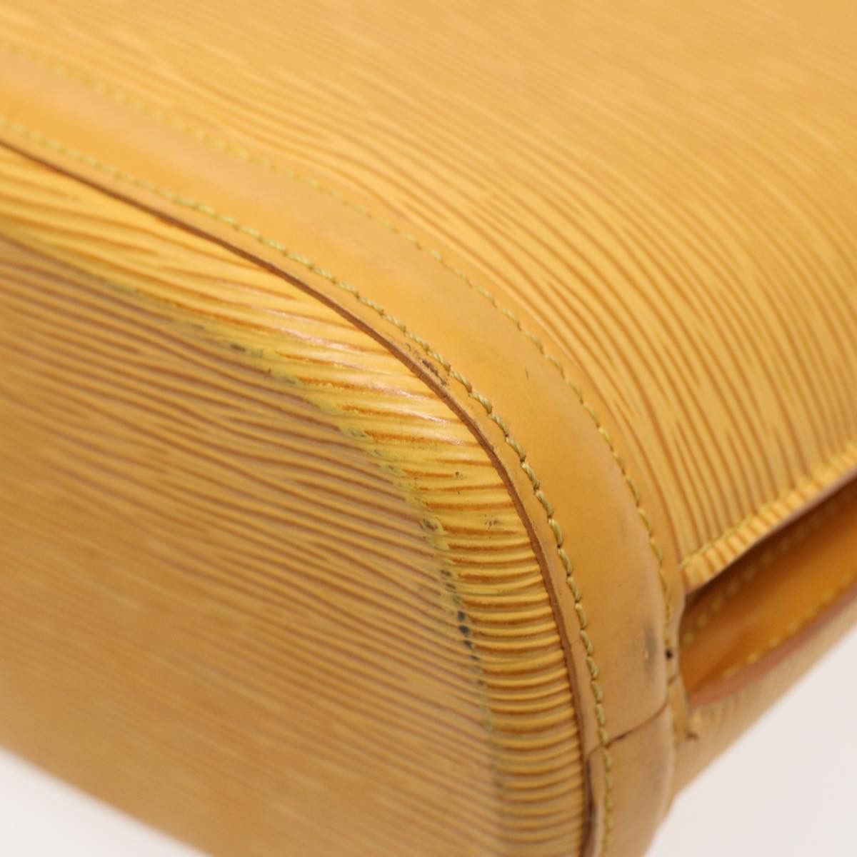 Louis Vuitton Lussac Yellow Leather Shoulder Bag (Pre-Owned) Size ONE SIZE - 13 Thumbnail