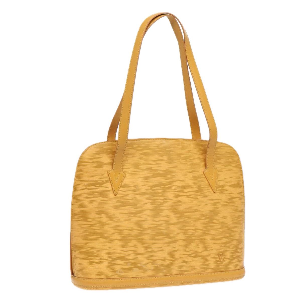 Louis Vuitton Lussac Yellow Leather Shoulder Bag (Pre-Owned) Size ONE SIZE - 12 Thumbnail