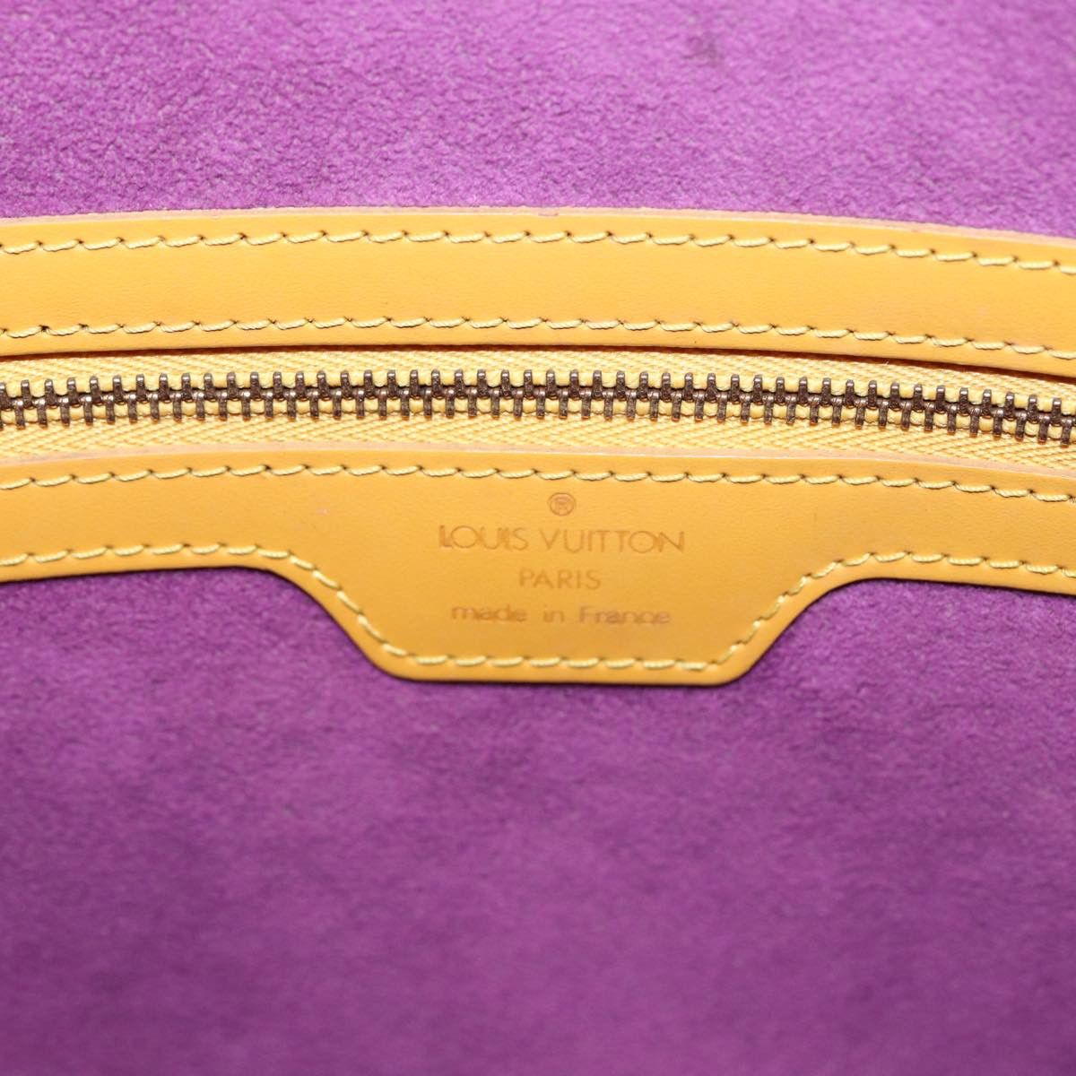 Louis Vuitton Lussac Yellow Leather Shoulder Bag (Pre-Owned) Size ONE SIZE - 9 Thumbnail