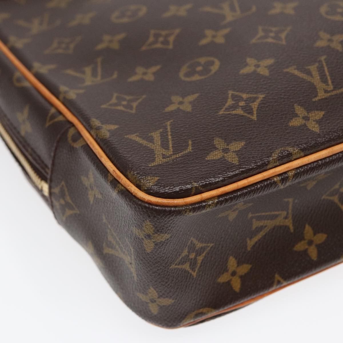 Louis Vuitton Porte Documents Brown Canvas Briefcase Bag (Pre-Owned) Size ONE SIZE - 8 Thumbnail