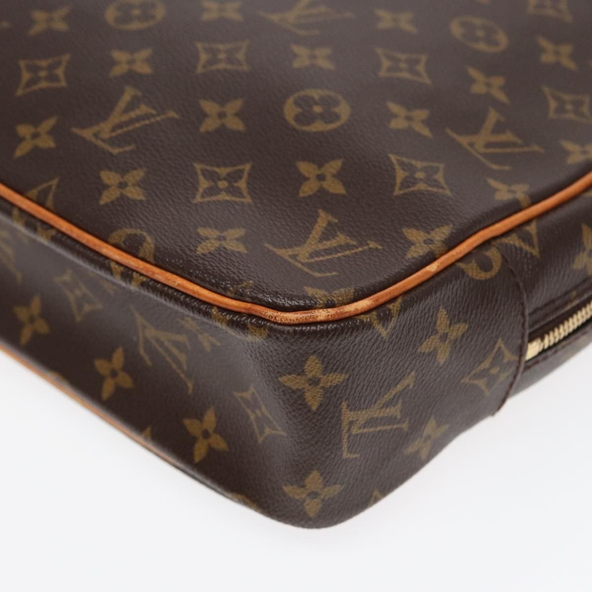 Louis Vuitton Porte Documents Brown Canvas Briefcase Bag (Pre-Owned) Size ONE SIZE - 16 Thumbnail