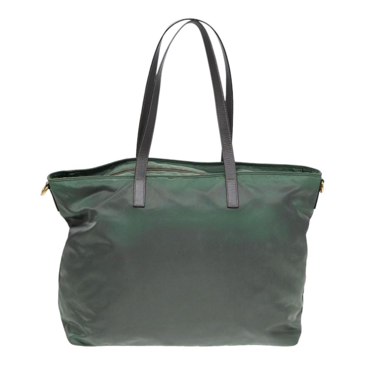 Prada Tessuto Khaki Synthetic Tote Bag (Pre-Owned) Size ONE SIZE - 2 Thumbnail