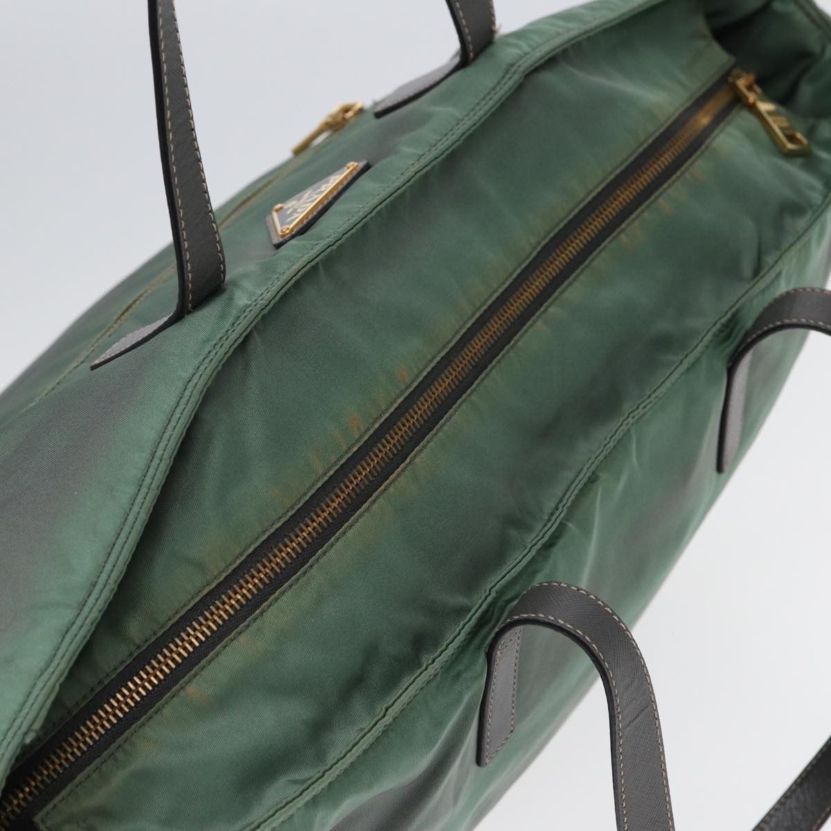 Prada Tessuto Khaki Synthetic Tote Bag (Pre-Owned) Size ONE SIZE - 4 Thumbnail