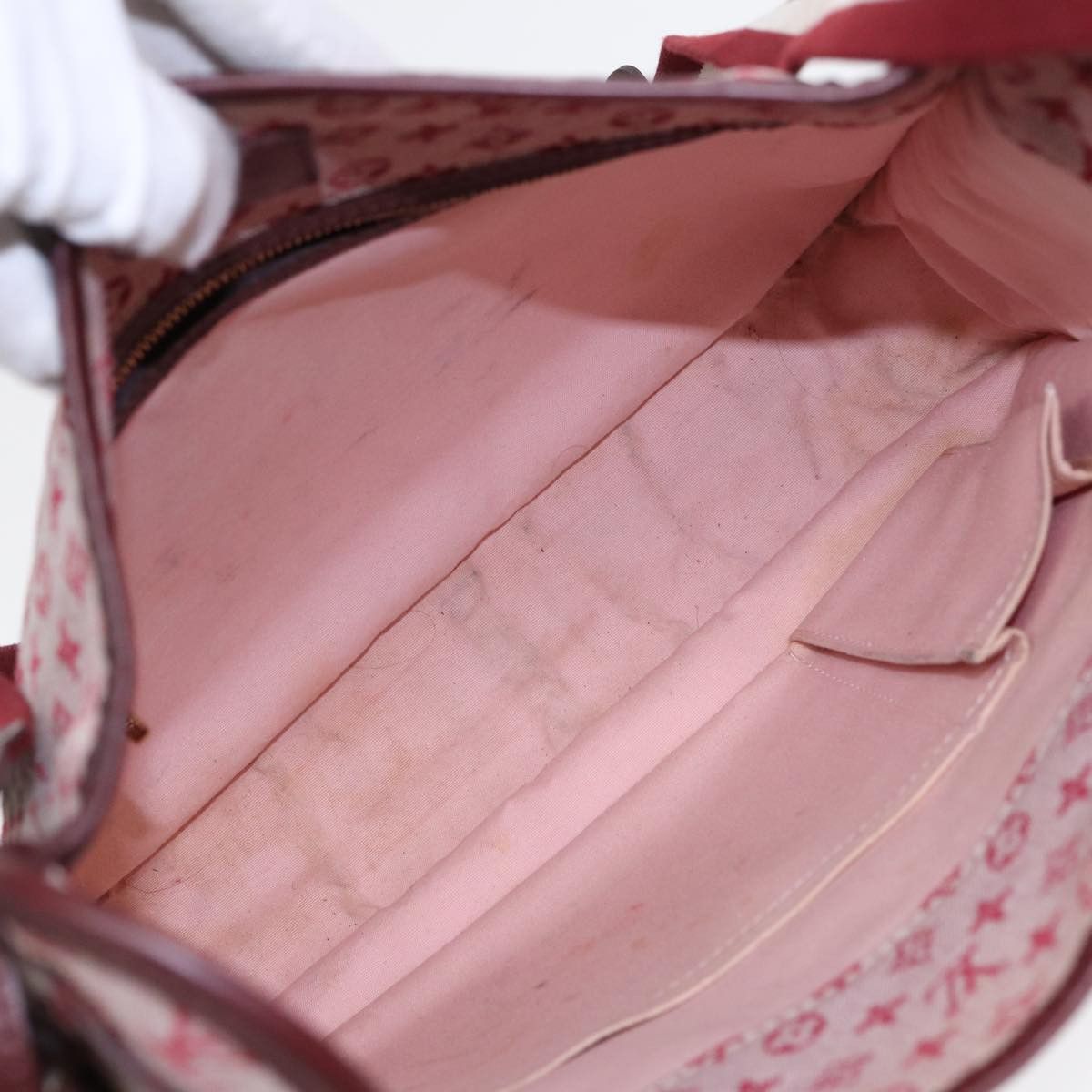 Louis Vuitton Besace Pink Canvas Shoulder Bag (Pre-Owned) Size ONE SIZE - 17 Thumbnail
