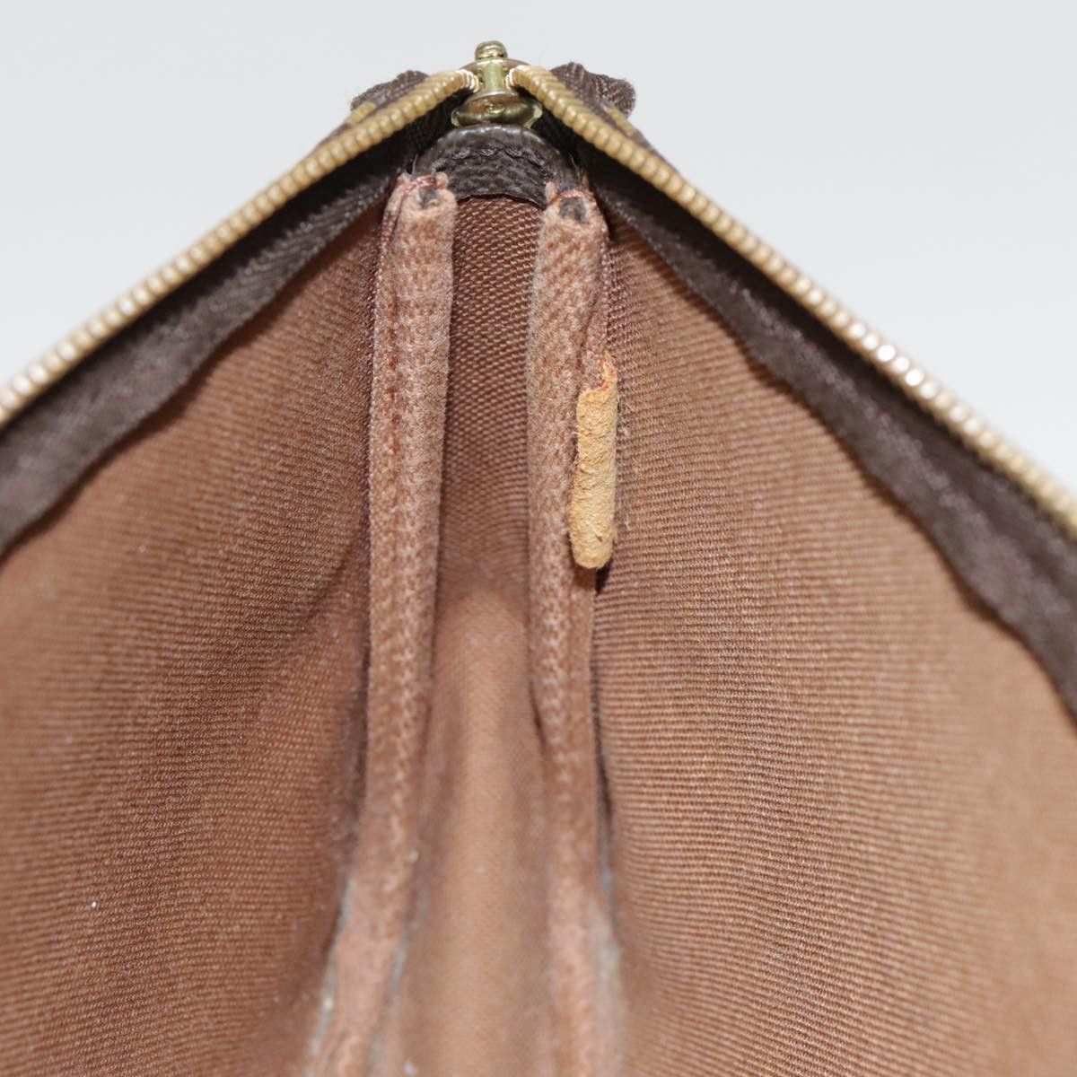 Louis Vuitton Pochette Accessoire Brown Canvas Clutch Bag (Pre-Owned) Size ONE SIZE - 16 Thumbnail