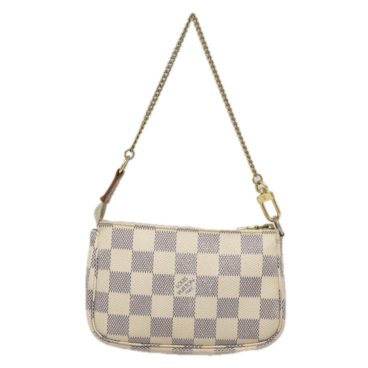 Louis Vuitton Pochette Accessoire White Canvas Clutch Bag (Pre-Owned) Size ONE SIZE - 2 Thumbnail