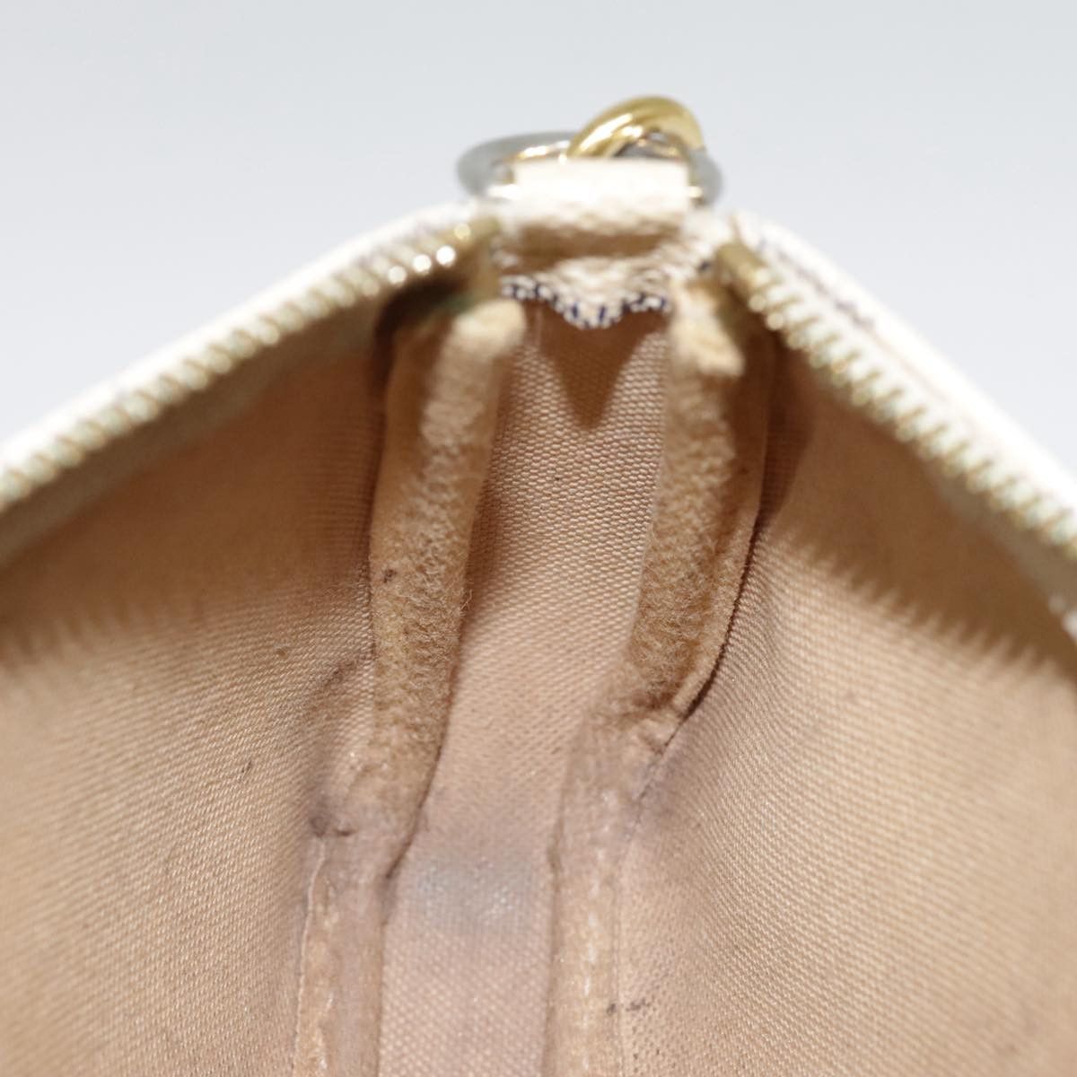 Louis Vuitton Pochette Accessoire White Canvas Clutch Bag (Pre-Owned) Size ONE SIZE - 20 Thumbnail