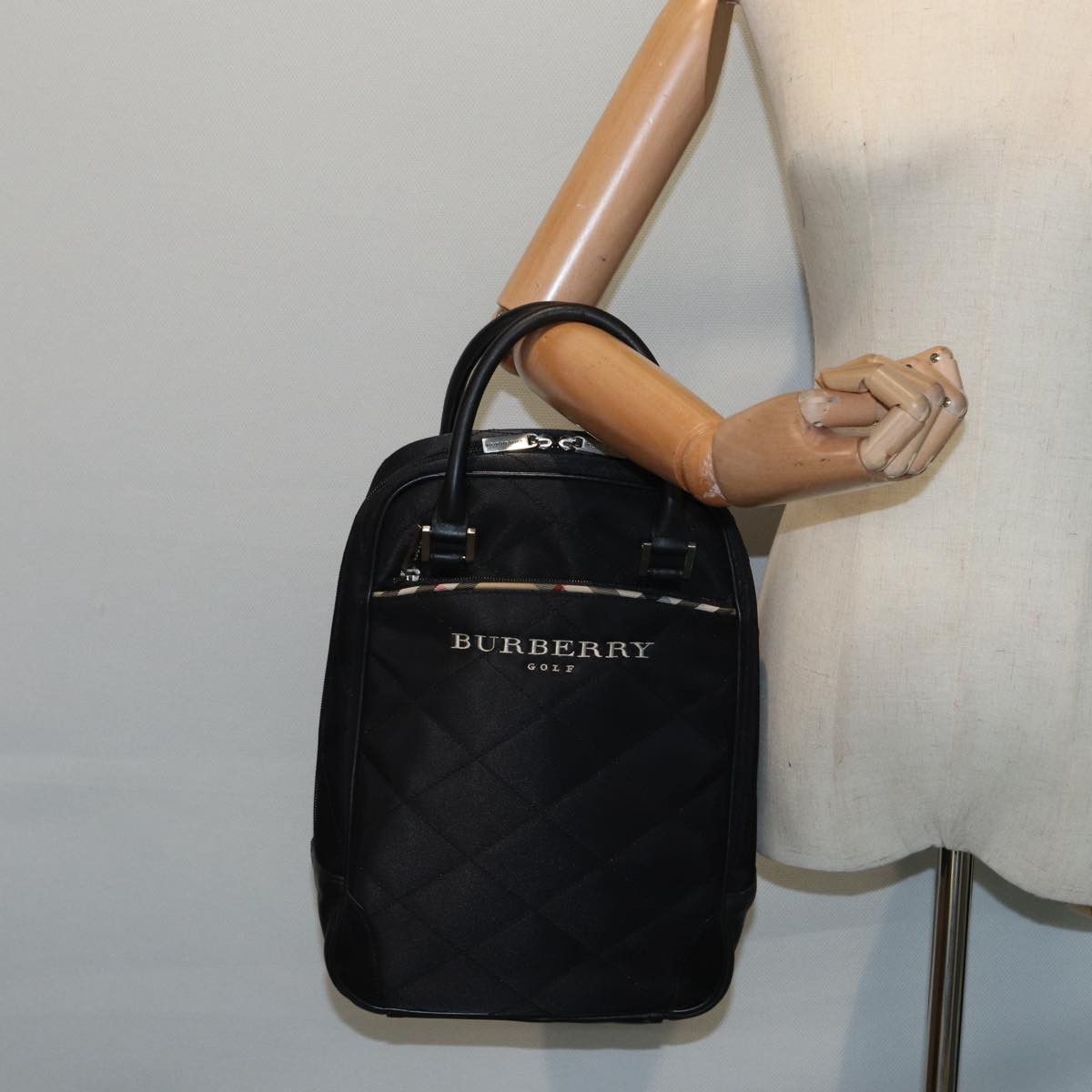 Burberry Black Synthetic Handbag (Pre-Owned) Size ONE SIZE - 10 Thumbnail