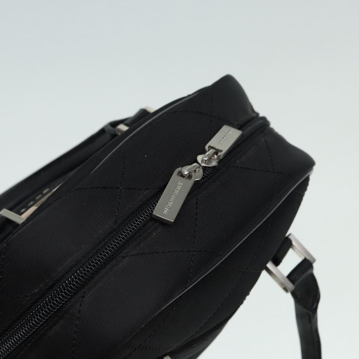 Burberry Black Synthetic Handbag (Pre-Owned) Size ONE SIZE - 11 Thumbnail