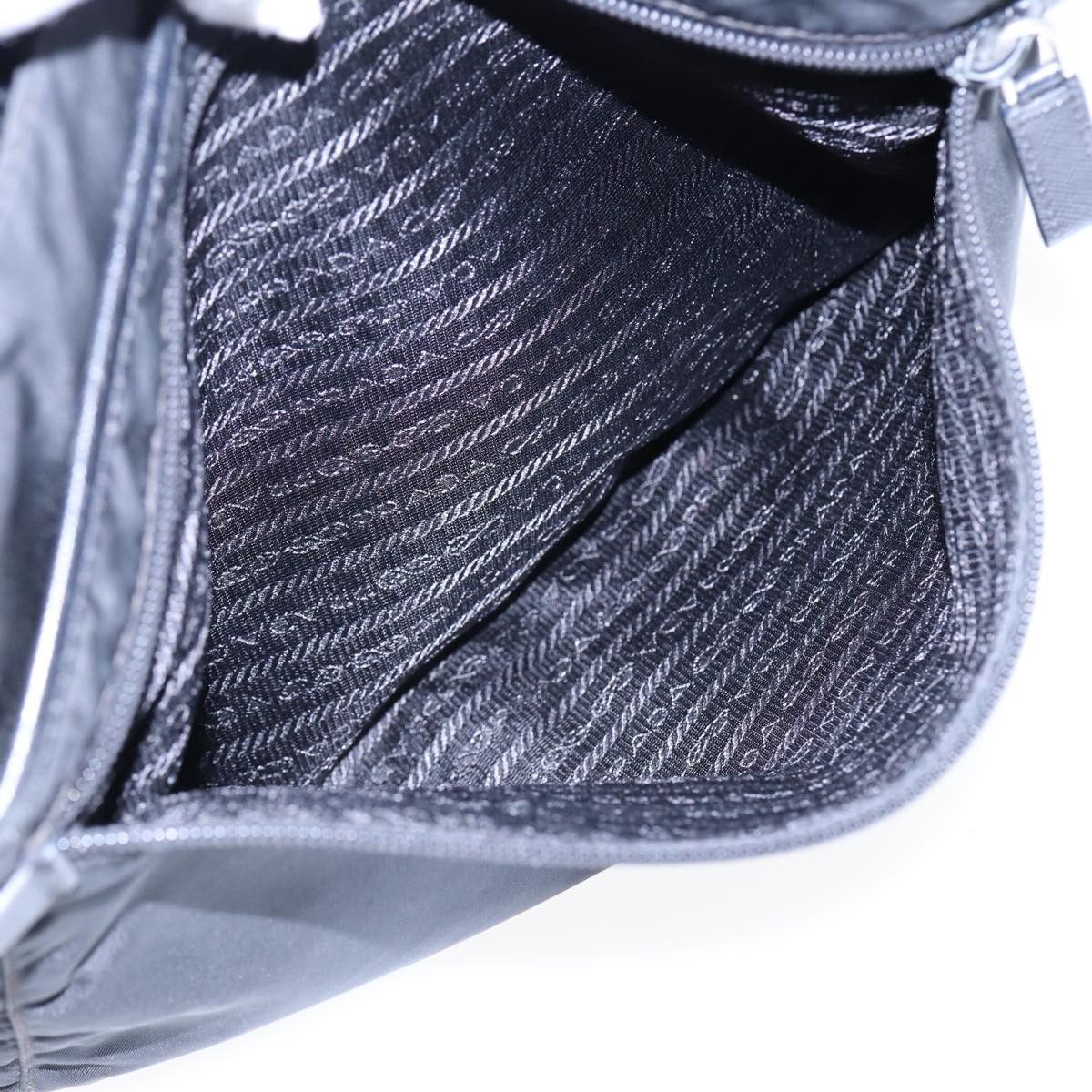 Prada Tessuto Black Synthetic Shoulder Bag (Pre-Owned) Size ONE SIZE - 16 Thumbnail