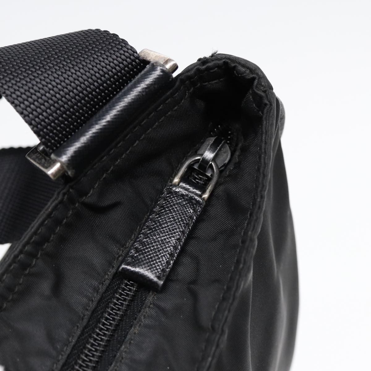 Prada Tessuto Black Synthetic Shoulder Bag (Pre-Owned) Size ONE SIZE - 6 Thumbnail