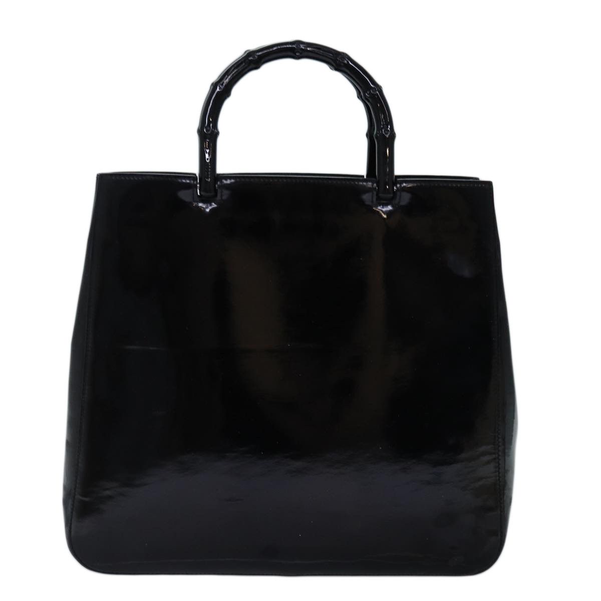 Gucci Bamboo Black Leather Handbag (Pre-Owned) Size ONE SIZE - 2 Thumbnail