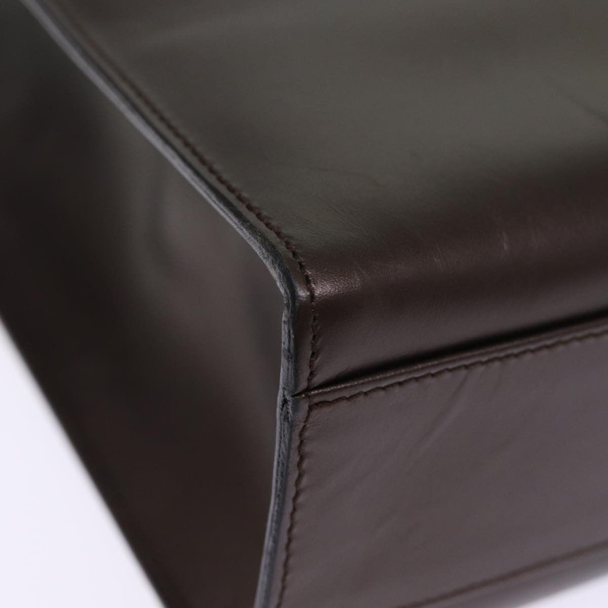 Gucci -- Brown Leather Handbag (Pre-Owned) Size ONE SIZE - 17 Thumbnail