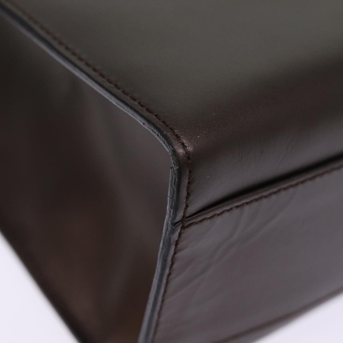 Gucci -- Brown Leather Handbag (Pre-Owned) Size ONE SIZE - 14 Thumbnail