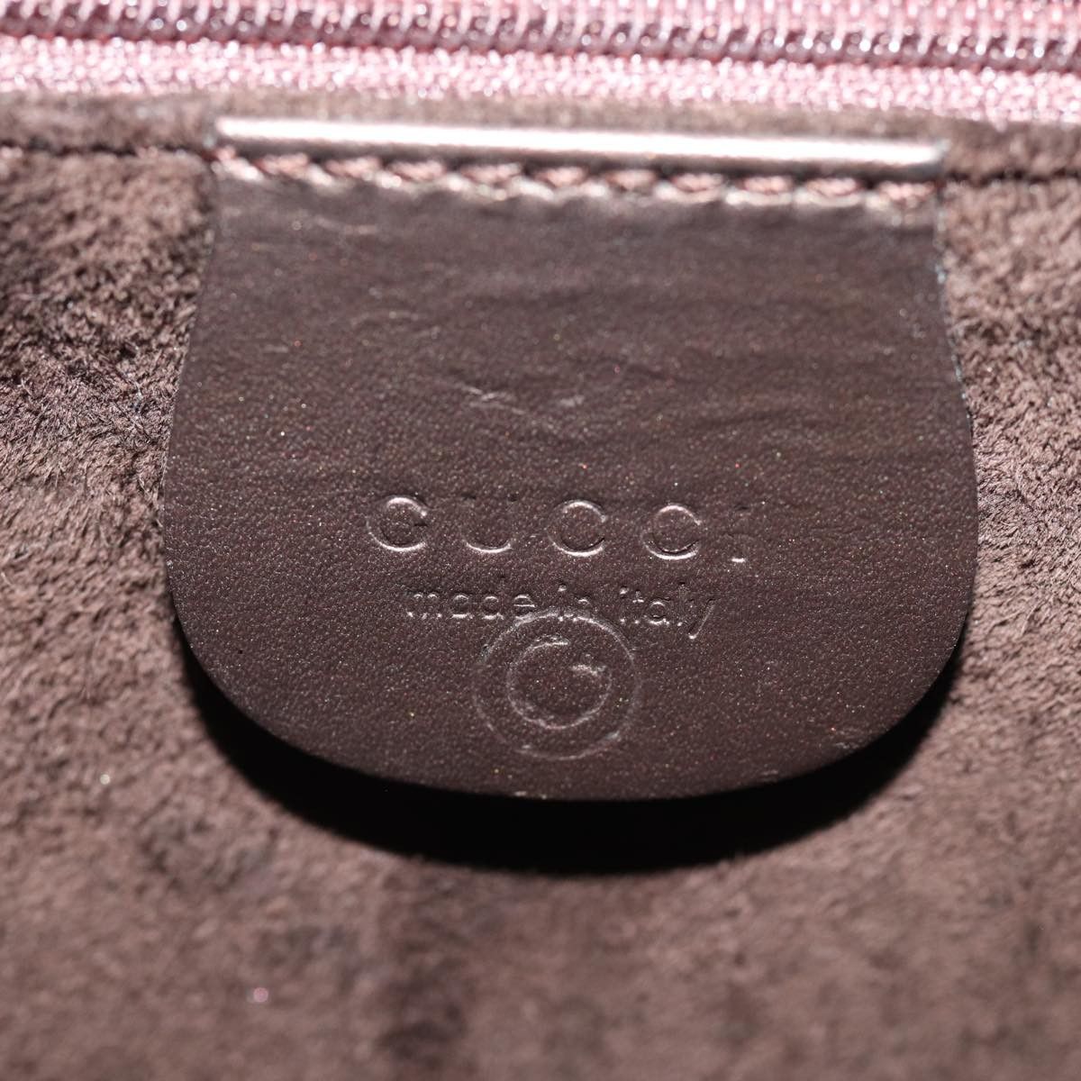 Gucci -- Brown Leather Handbag (Pre-Owned) Size ONE SIZE - 8 Thumbnail