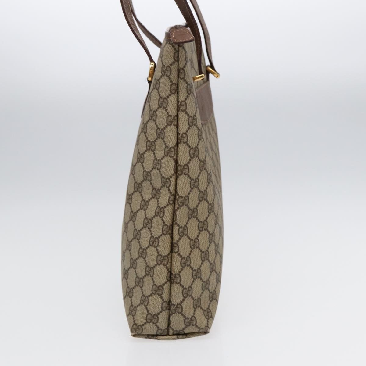 Gucci Gg Canvas Brown Canvas Tote Bag (Pre-Owned) Size ONE SIZE - 16 Thumbnail