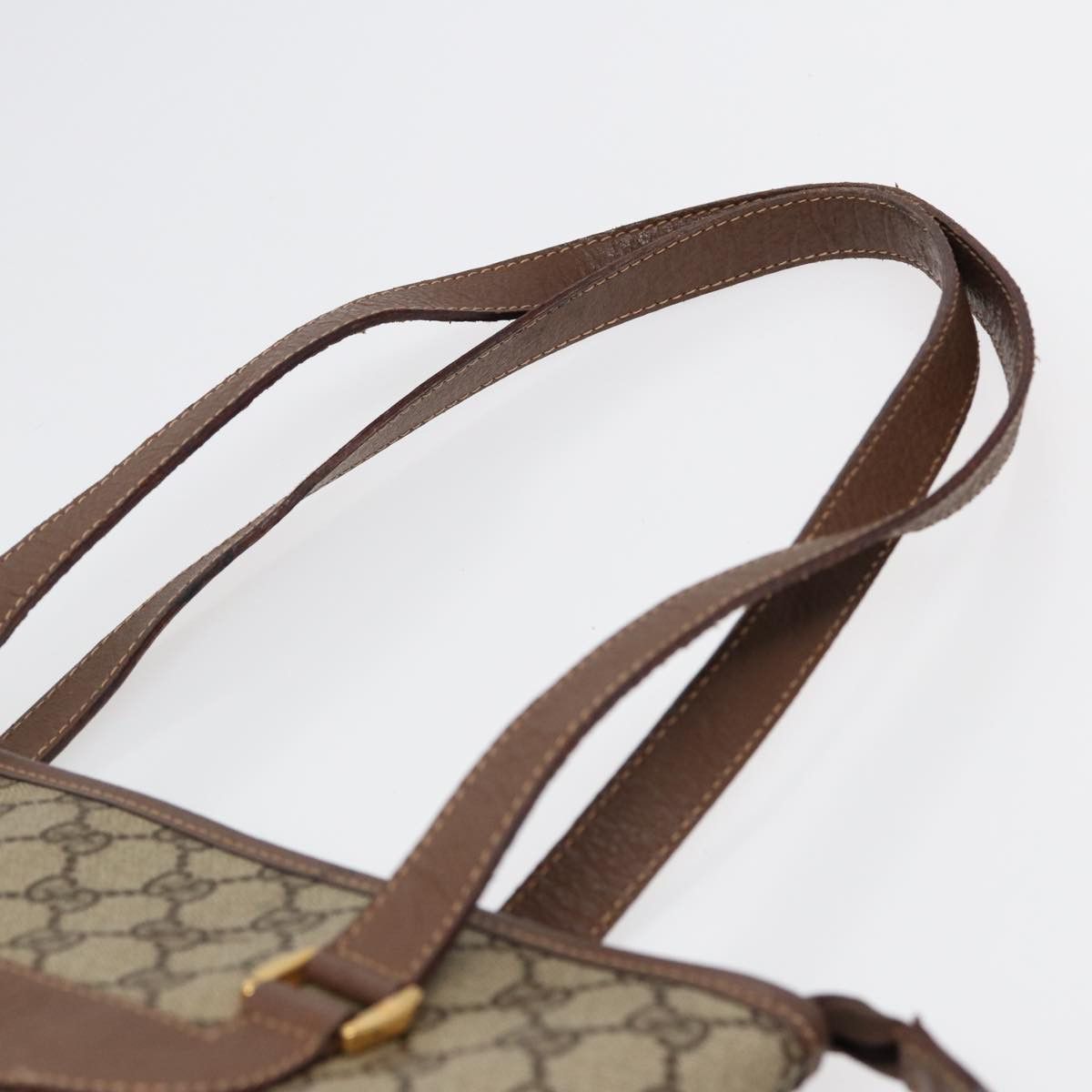 Gucci Gg Canvas Brown Canvas Tote Bag (Pre-Owned) Size ONE SIZE - 5 Thumbnail