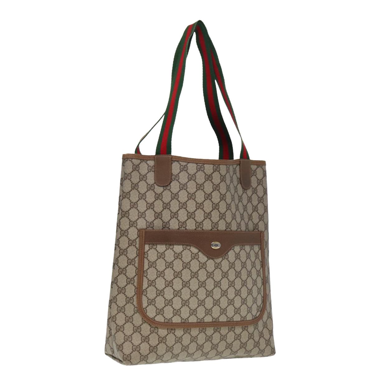 Gucci Gg Canvas Beige Canvas Tote Bag (Pre-Owned) Size ONE SIZE - 18 Thumbnail