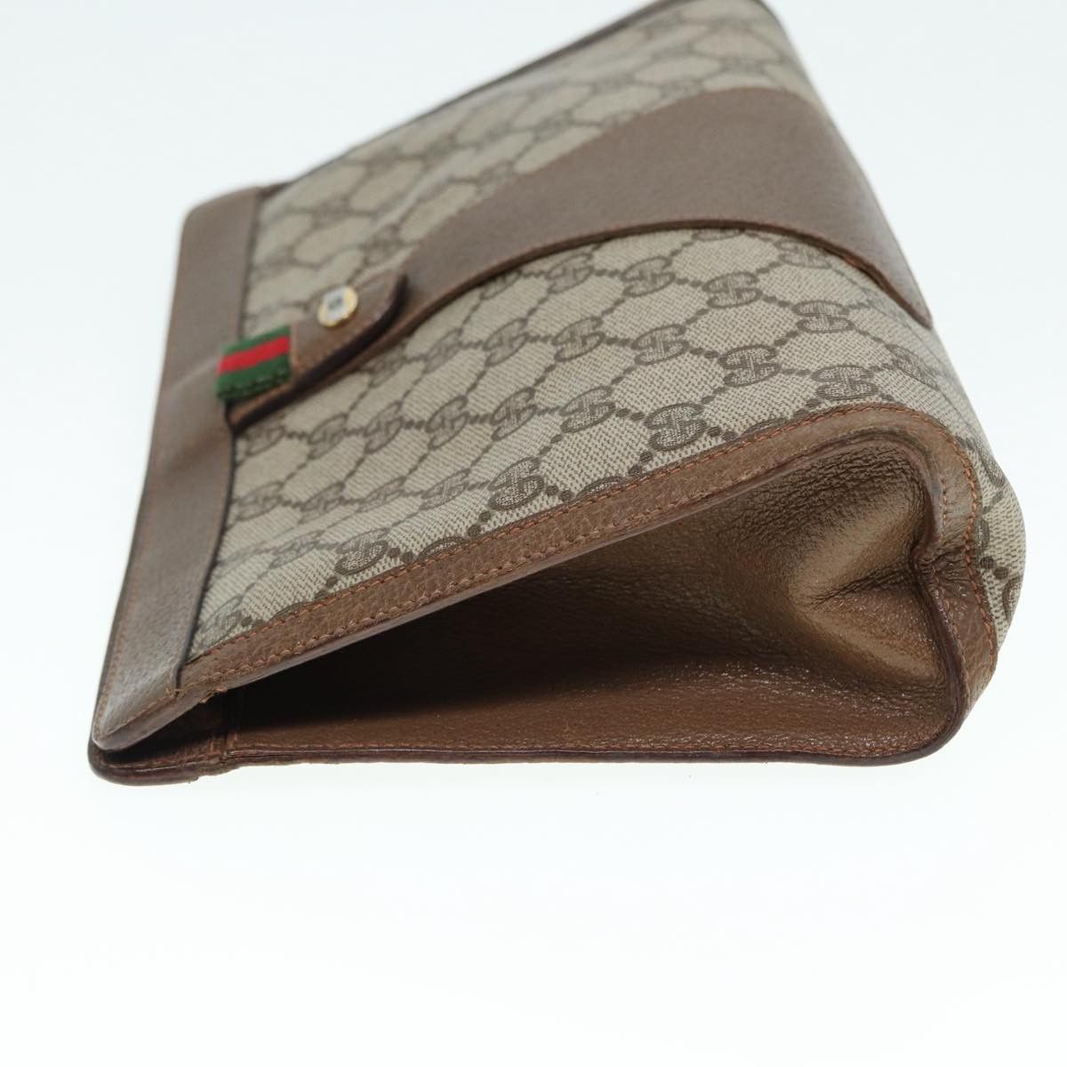 Gucci Sherry Beige Canvas Clutch Bag (Pre-Owned) Size ONE SIZE - 3 Thumbnail