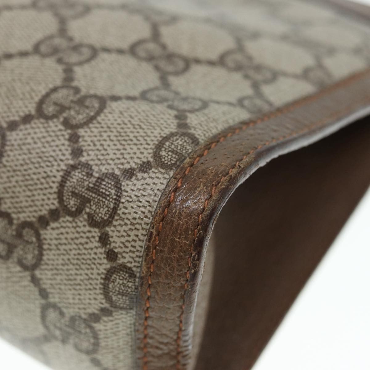 Gucci Sherry Beige Canvas Clutch Bag (Pre-Owned) Size ONE SIZE - 5 Thumbnail