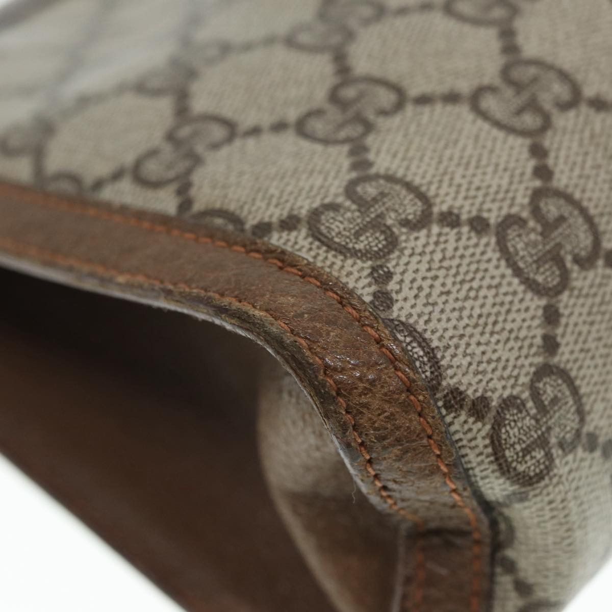 Gucci Sherry Beige Canvas Clutch Bag (Pre-Owned) Size ONE SIZE - 8 Thumbnail