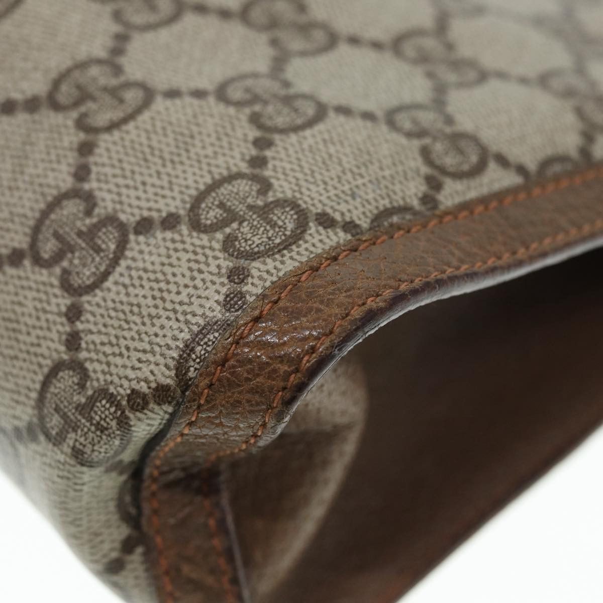 Gucci Sherry Beige Canvas Clutch Bag (Pre-Owned) Size ONE SIZE - 6 Thumbnail