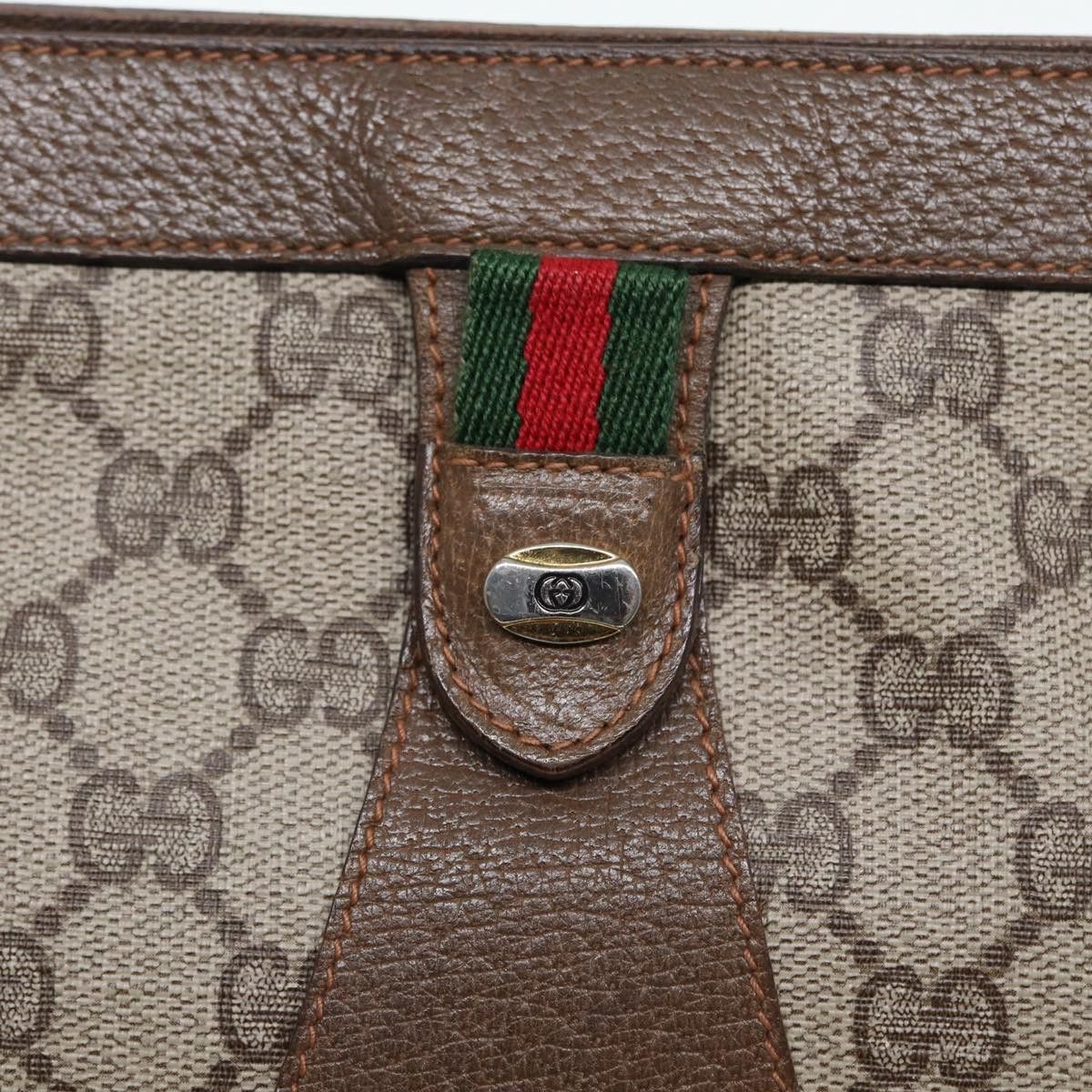 Gucci Sherry Beige Canvas Clutch Bag (Pre-Owned) Size ONE SIZE - 9 Thumbnail
