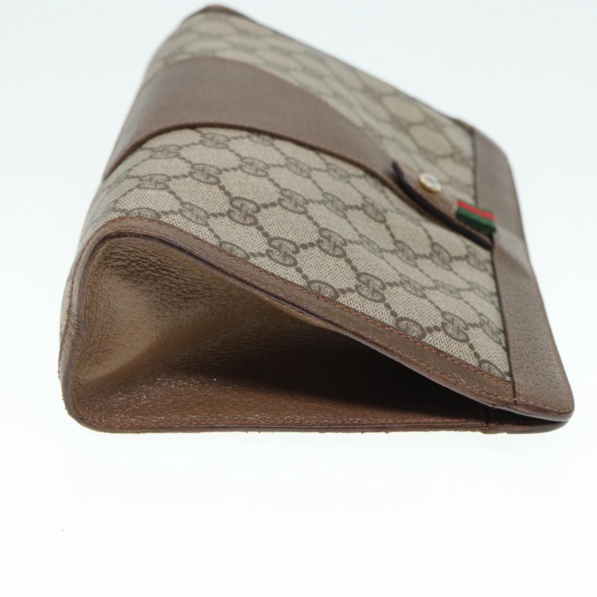 Gucci Sherry Beige Canvas Clutch Bag (Pre-Owned) Size ONE SIZE - 4 Thumbnail