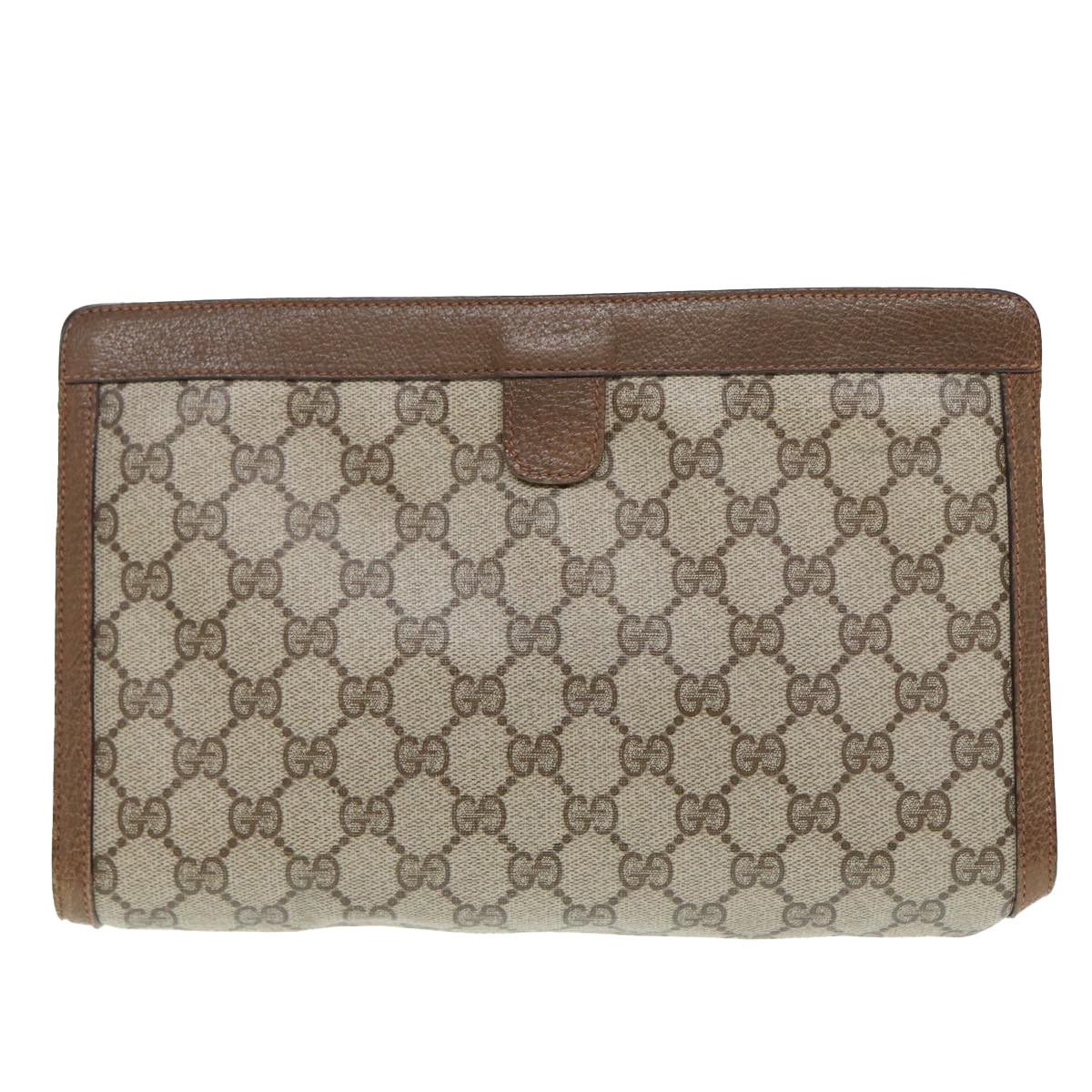 Gucci Sherry Beige Canvas Clutch Bag (Pre-Owned) Size ONE SIZE - 2 Thumbnail