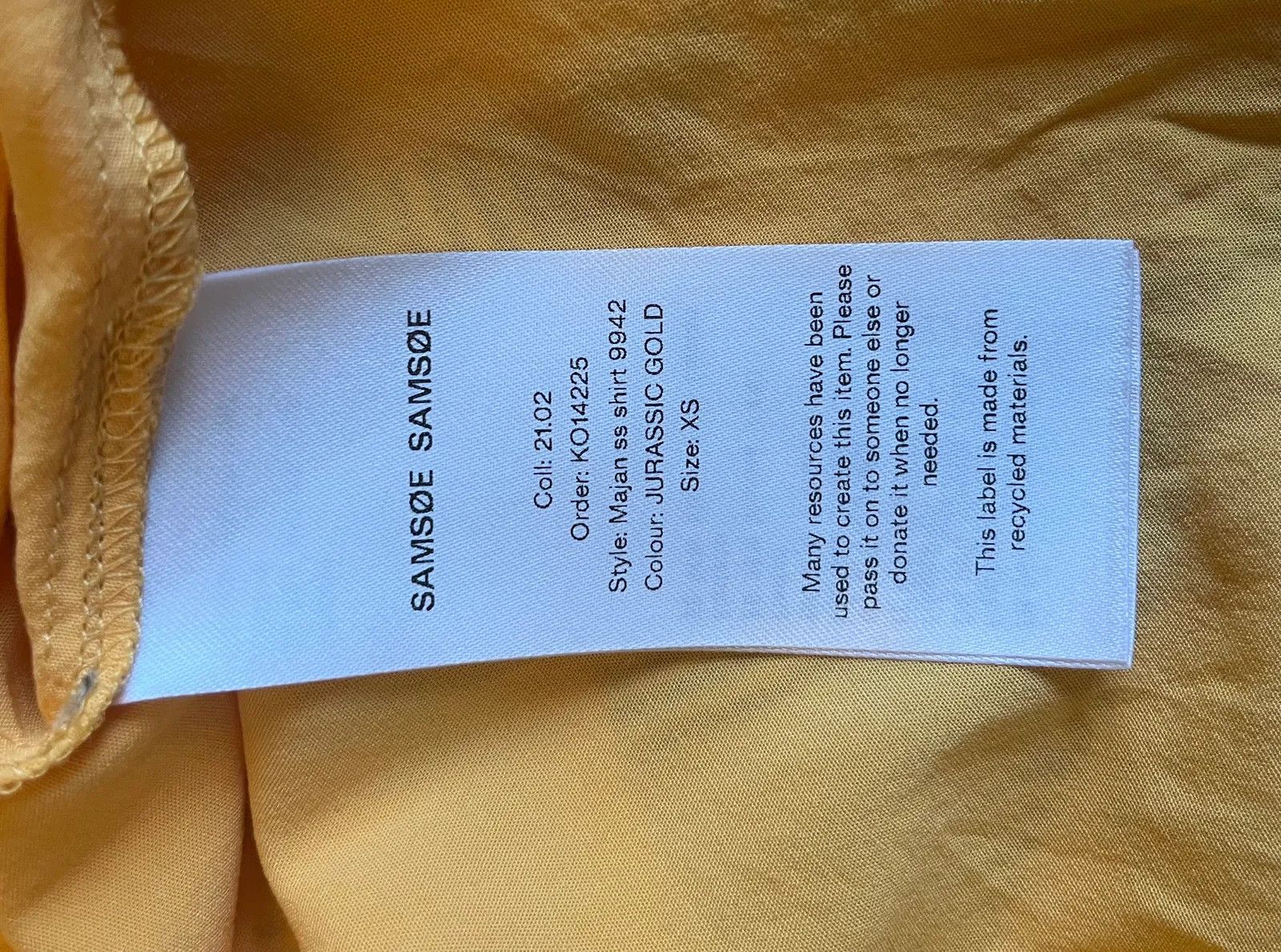 Samsoe Samsoe Samsoe & Samsoe Majan ss shirt Blouse Size XS / US 0-2 / IT 36-38 - 3 Thumbnail