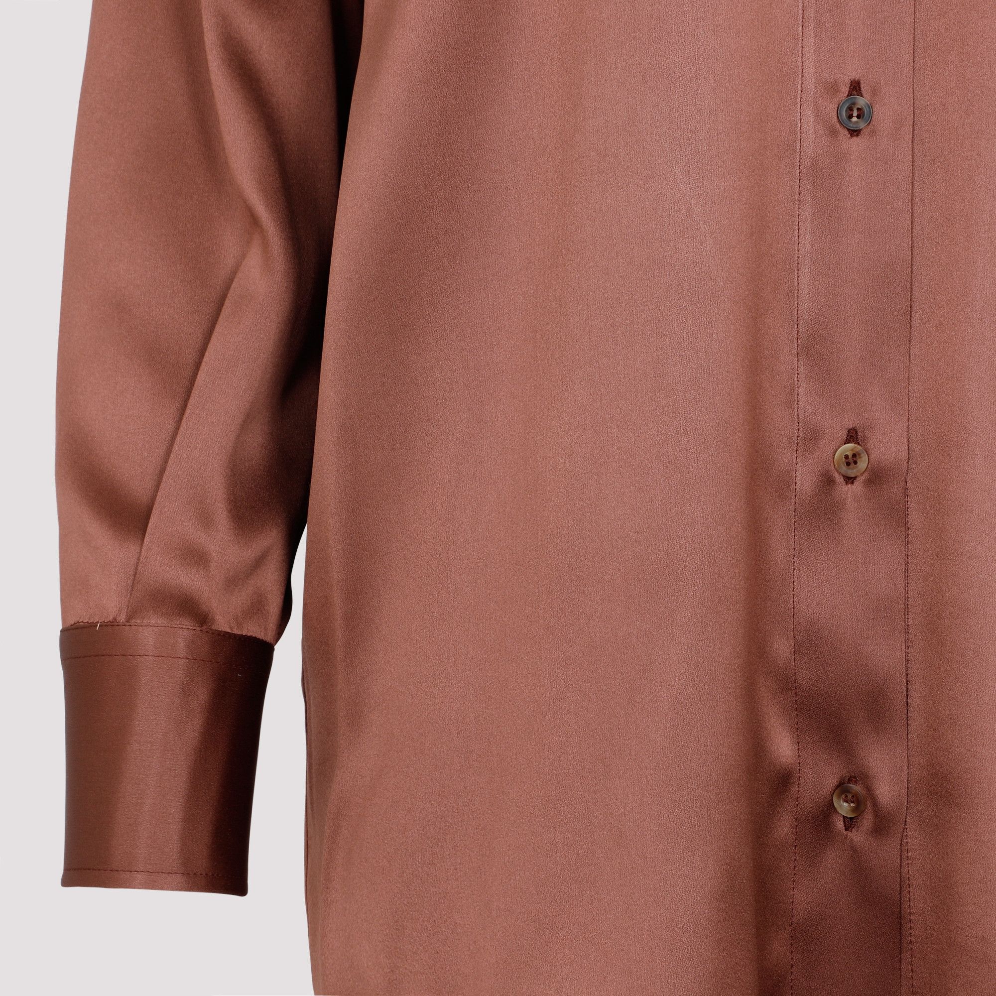 Brunello Cucinelli Brunello Cucinelli Silk Shirt Size XS / US 0-2 / IT 36-38 - 3 Thumbnail