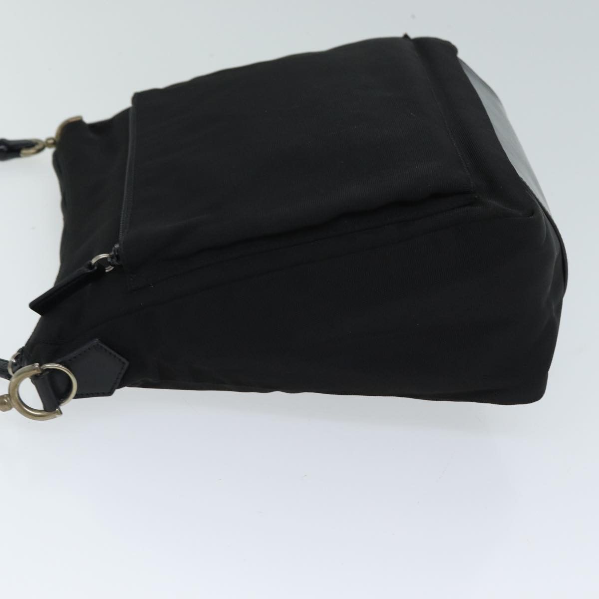 Gucci Bamboo Black Synthetic Handbag (Pre-Owned) Size ONE SIZE - 8 Thumbnail