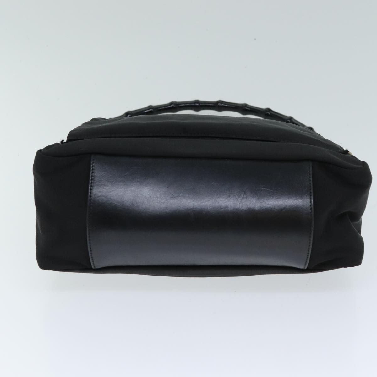 Gucci Bamboo Black Synthetic Handbag (Pre-Owned) Size ONE SIZE - 3 Thumbnail